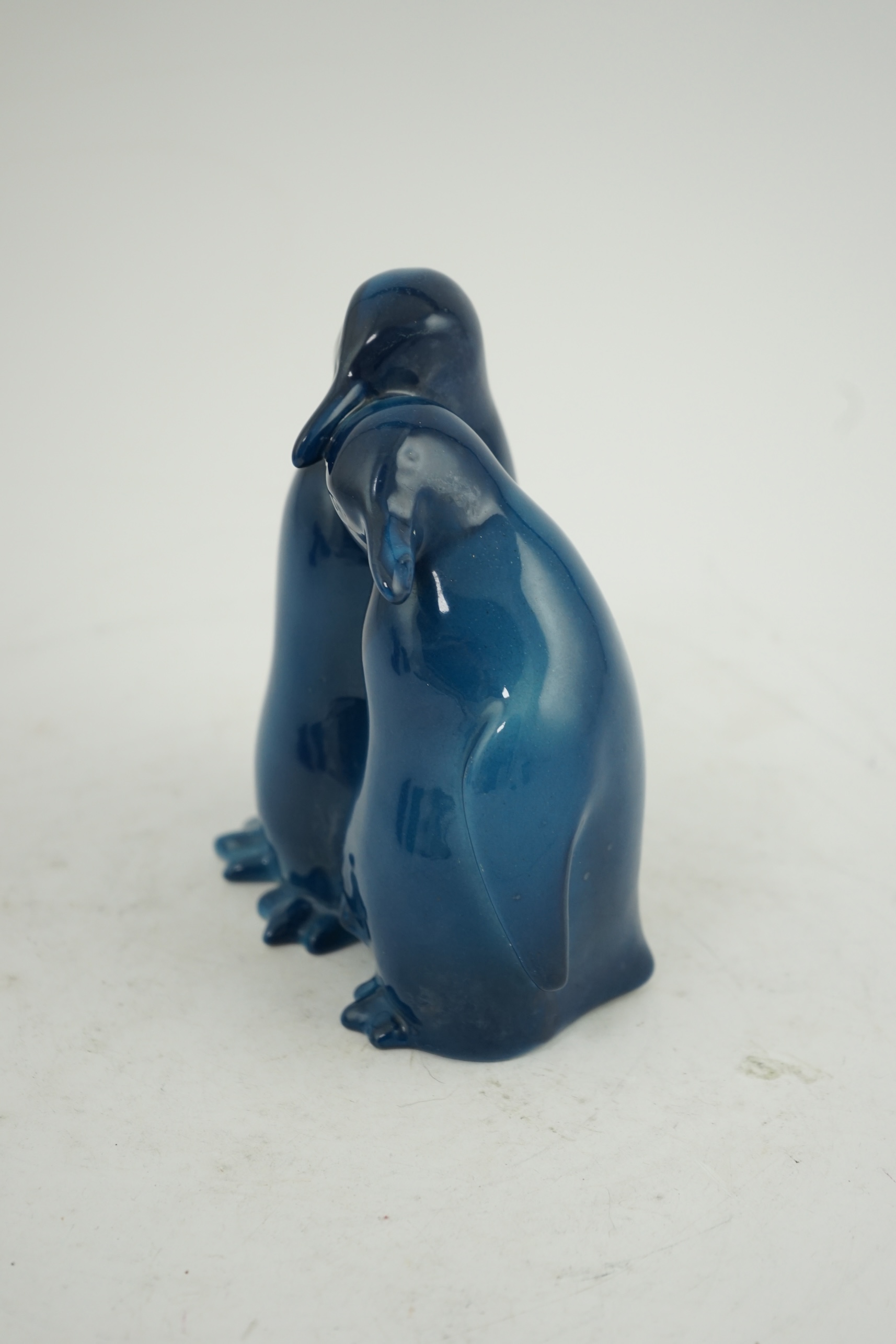 A rare Royal Doulton Titanian colourway group of two penguins